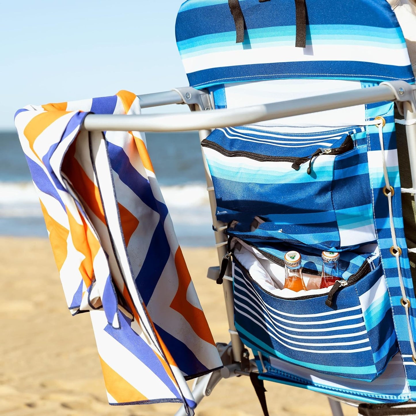 Tall Back Adjustable Beach Chair