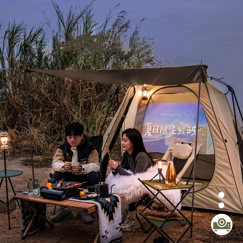 2 Person Outdoor Tent With Front and Back Yard