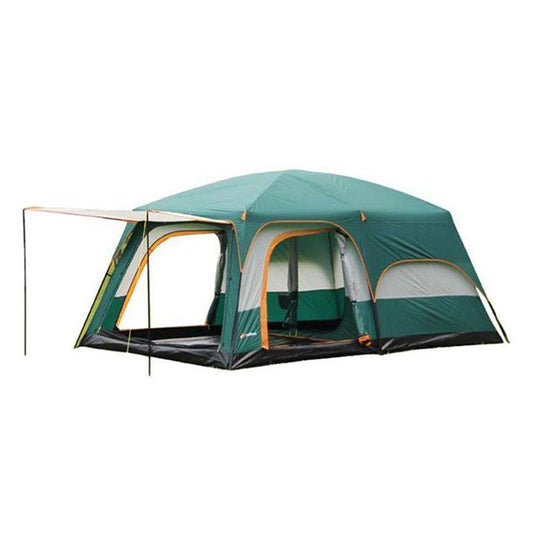 8-10 Person Camping Tent With 2 Rooms and 1 Living Room