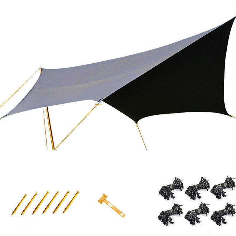 Custom Logo Waterproof Sunshade Camping Tarp
