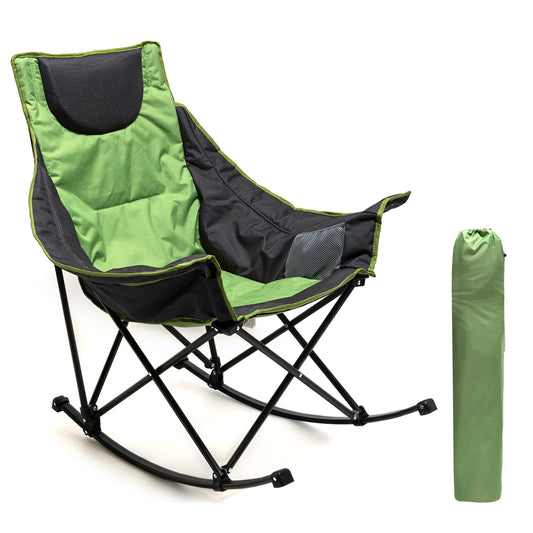 Luxury Oversized Rocking Camping Chair