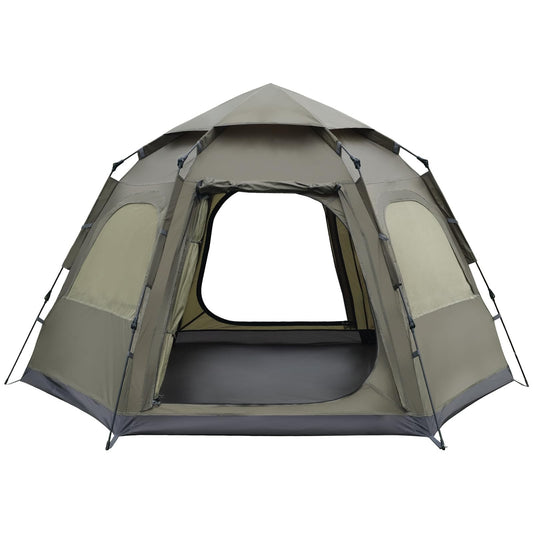 2-4 Person Hexagonal Automatic Outdoor Tent