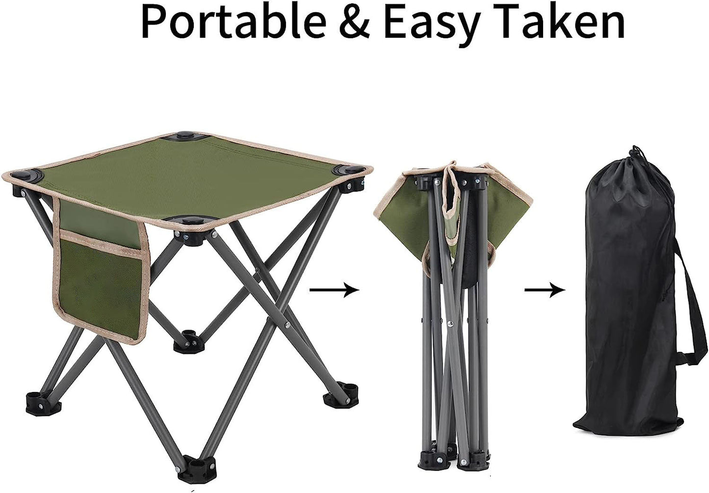 Lightweight Camping Stool with Carry Bag