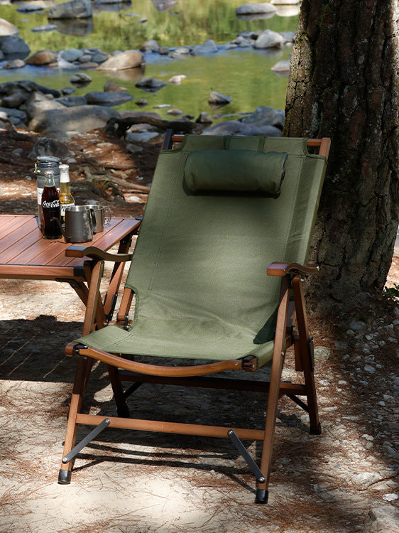 Portable Adjustable Back Beach Chair