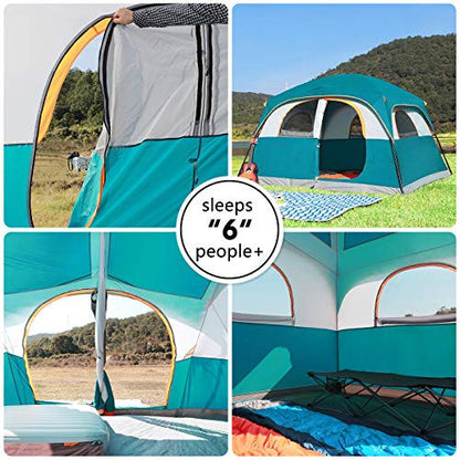 6-8 Person Double Layer Outdoor Tent 4 Season