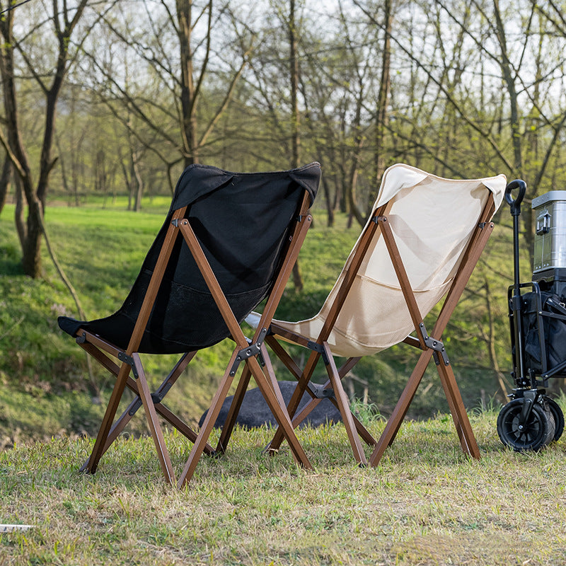 Portable Solid Wood Beach Chair