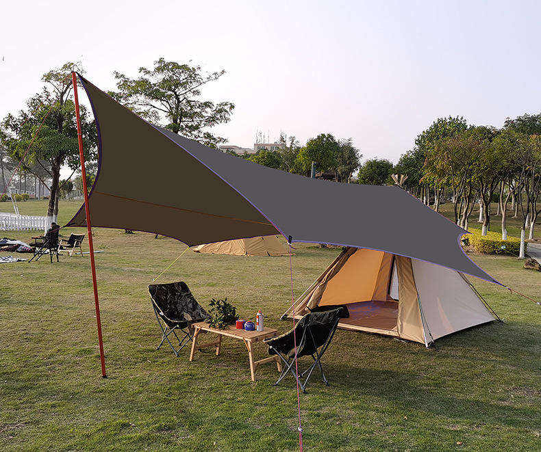 Custom Logo Waterproof Sunshade Camping Tarp