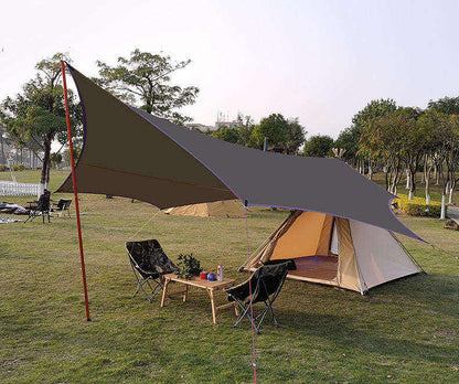 Custom Logo Waterproof Sunshade Camping Tarp