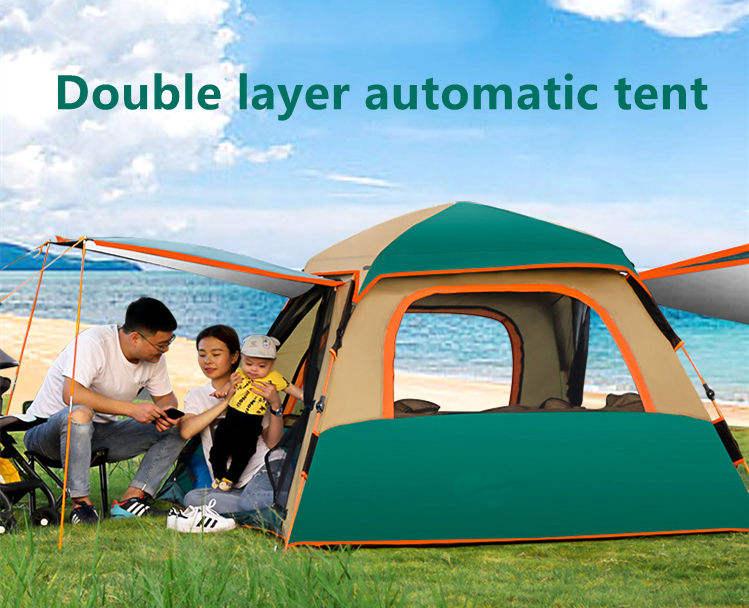 3-4 Person Automatic Camping Tent